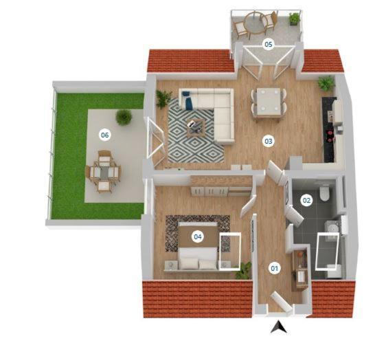 Traumhafte Neue Dachterrassenwohnung Am Soyener See Екстер'єр фото